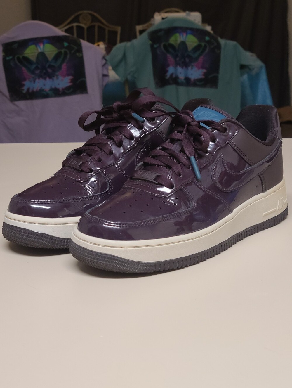 Nike X Ruby Rose Air Force 1 07 SE Premium port wine low top sneakers size 7.5